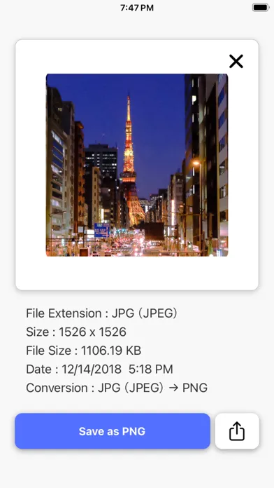 Captures d'écran de Image Converter - jpg,png,heic