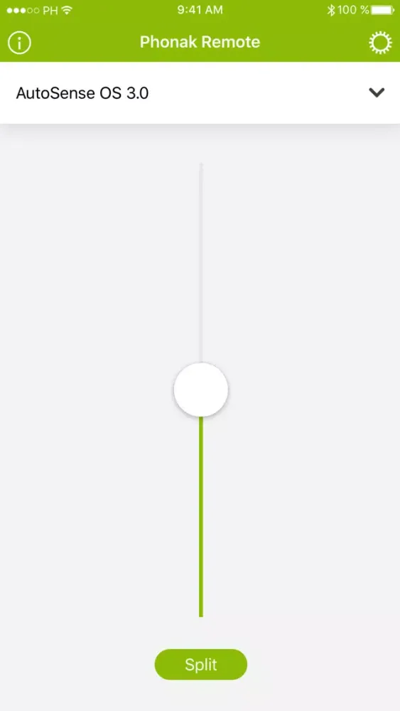 Phonak Remote Screenshots