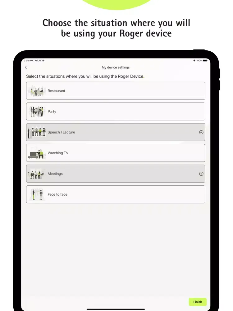 myRogerCoach iPad  스크린샷