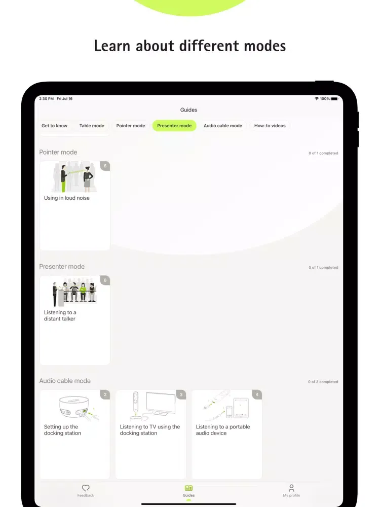 myRogerCoach iPad  스크린샷
