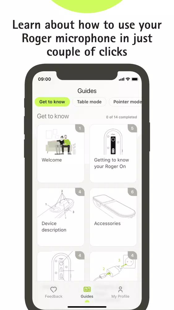 Screenshot di myRogerCoach