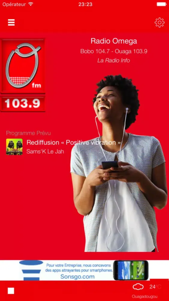 Radio Omega (Officielle) স্ক্রিনশট