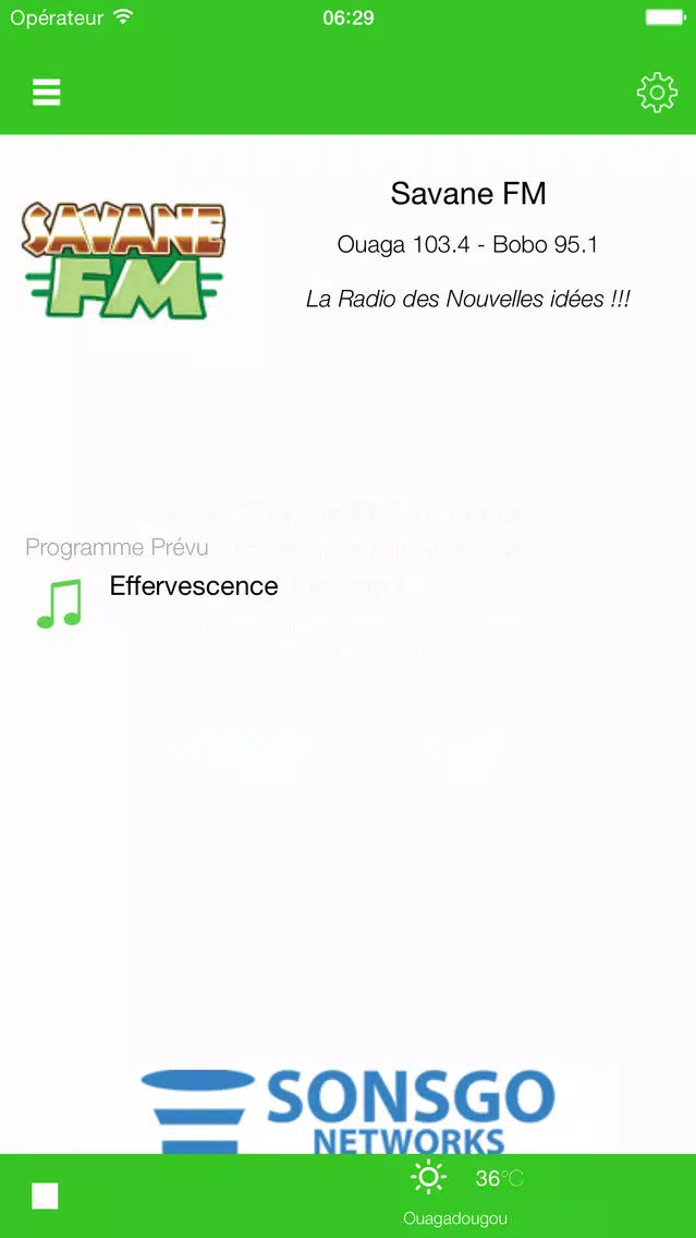Savane FM Ouaga (Officielle)應用截圖