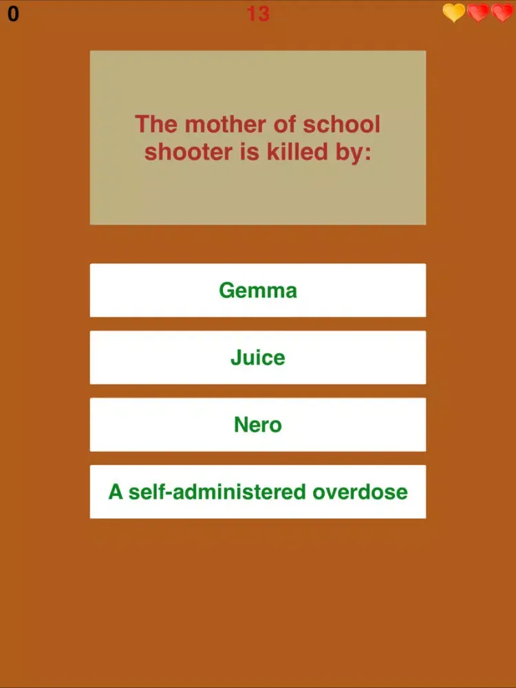 Trivia for Sons of Anarchy - Super Fan Quiz for Sons of Anarchy Trivia - Collector's Edition iPad  Screenshots