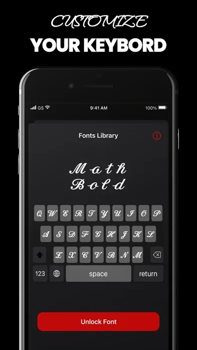 Zrzuty ekranu Fonts Up: Keyboard for iPhone