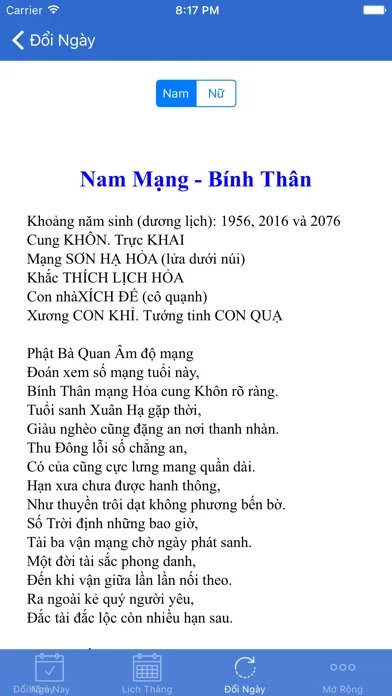 Lich Van Nien 2025 - Am Lich Screenshots