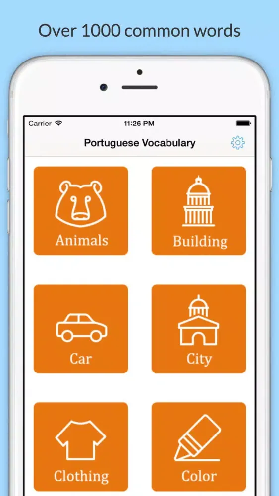 Learn Portuguese with Common Words应用截图