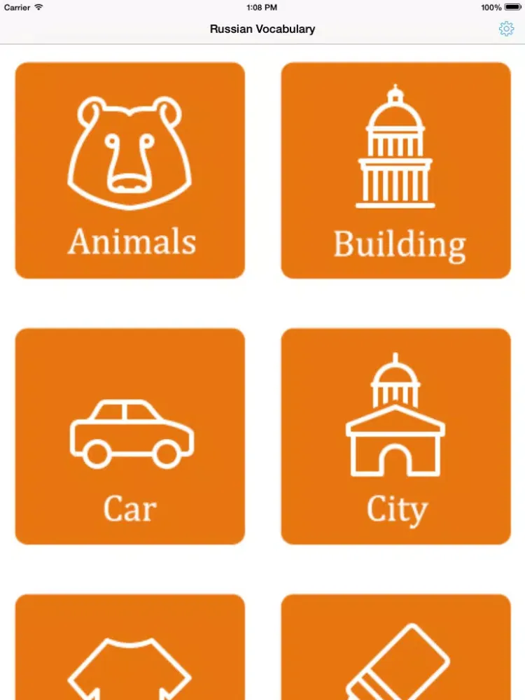 Capturas de tela do Learn Russian with Common Words iPad 
