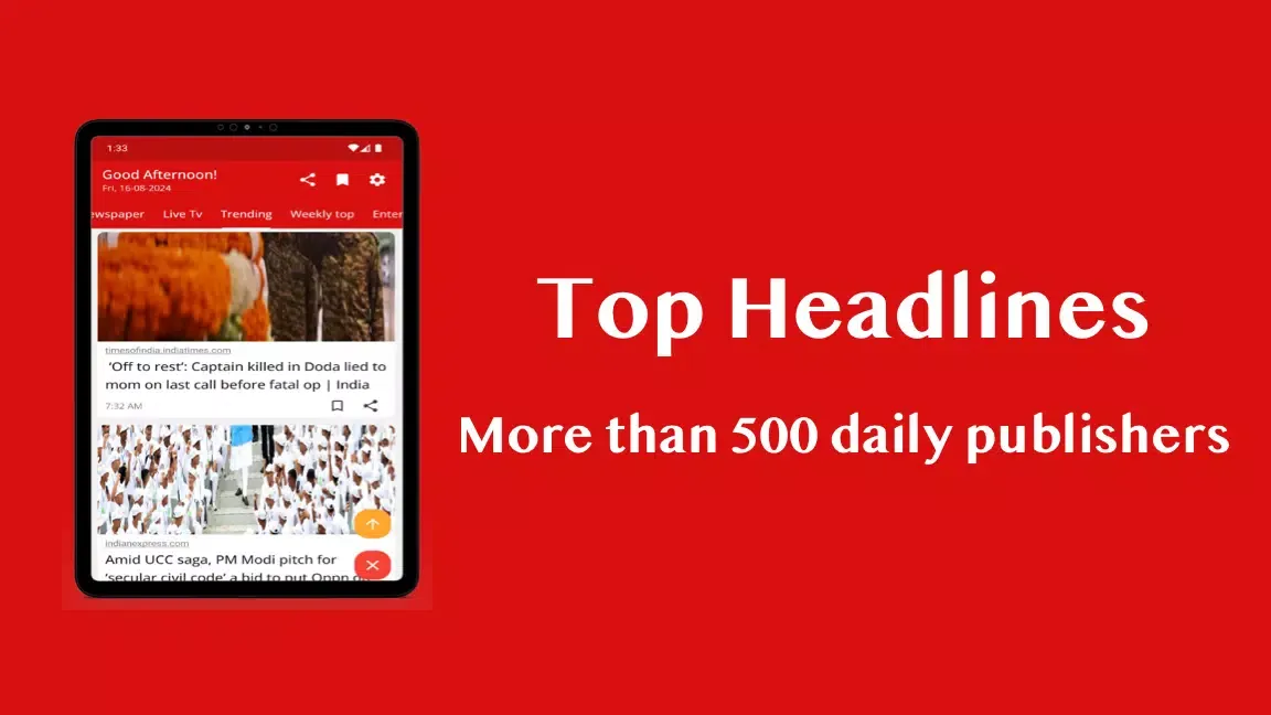 Screenshot di All News - English India