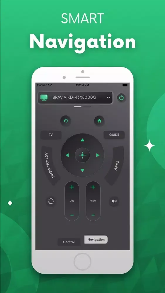 Ảnh chụp màn hình của Remote Control for Sony TV