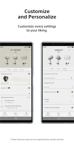 Sony | Headphones Connect スクリーンショット