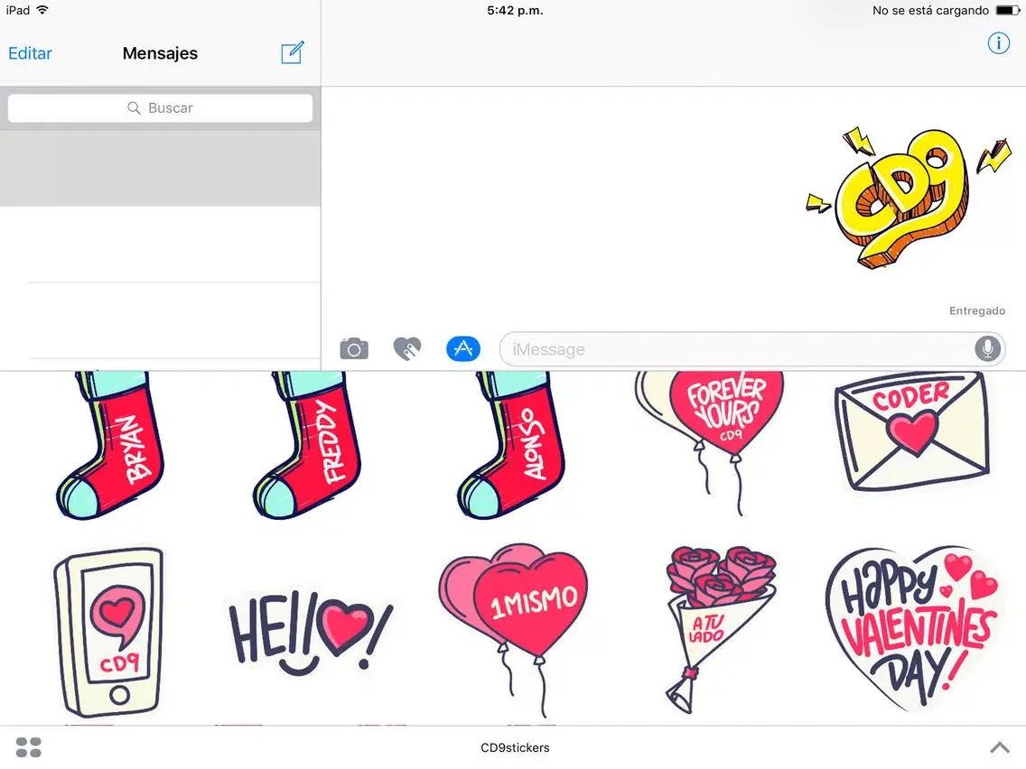 Скриншоты CD9 Revolution Sticker Pack iPad 