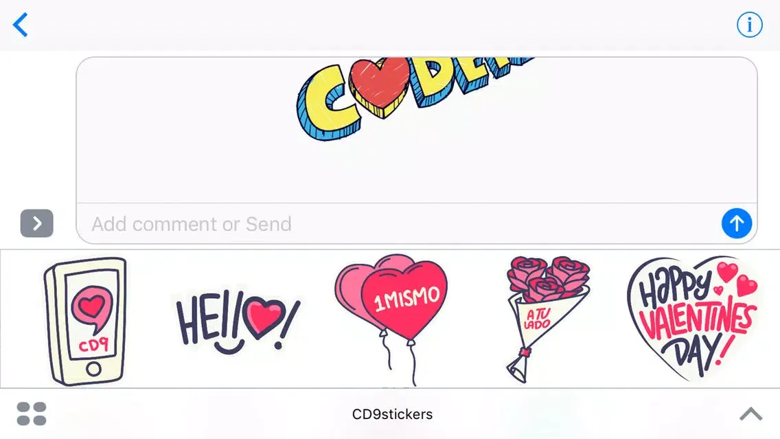 Скриншоты CD9 Revolution Sticker Pack