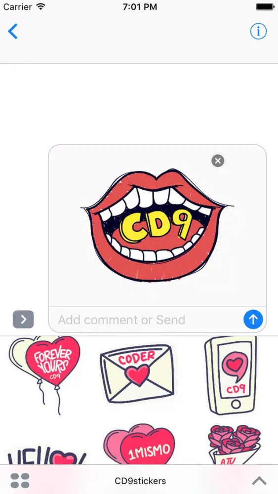 Скриншоты CD9 Revolution Sticker Pack
