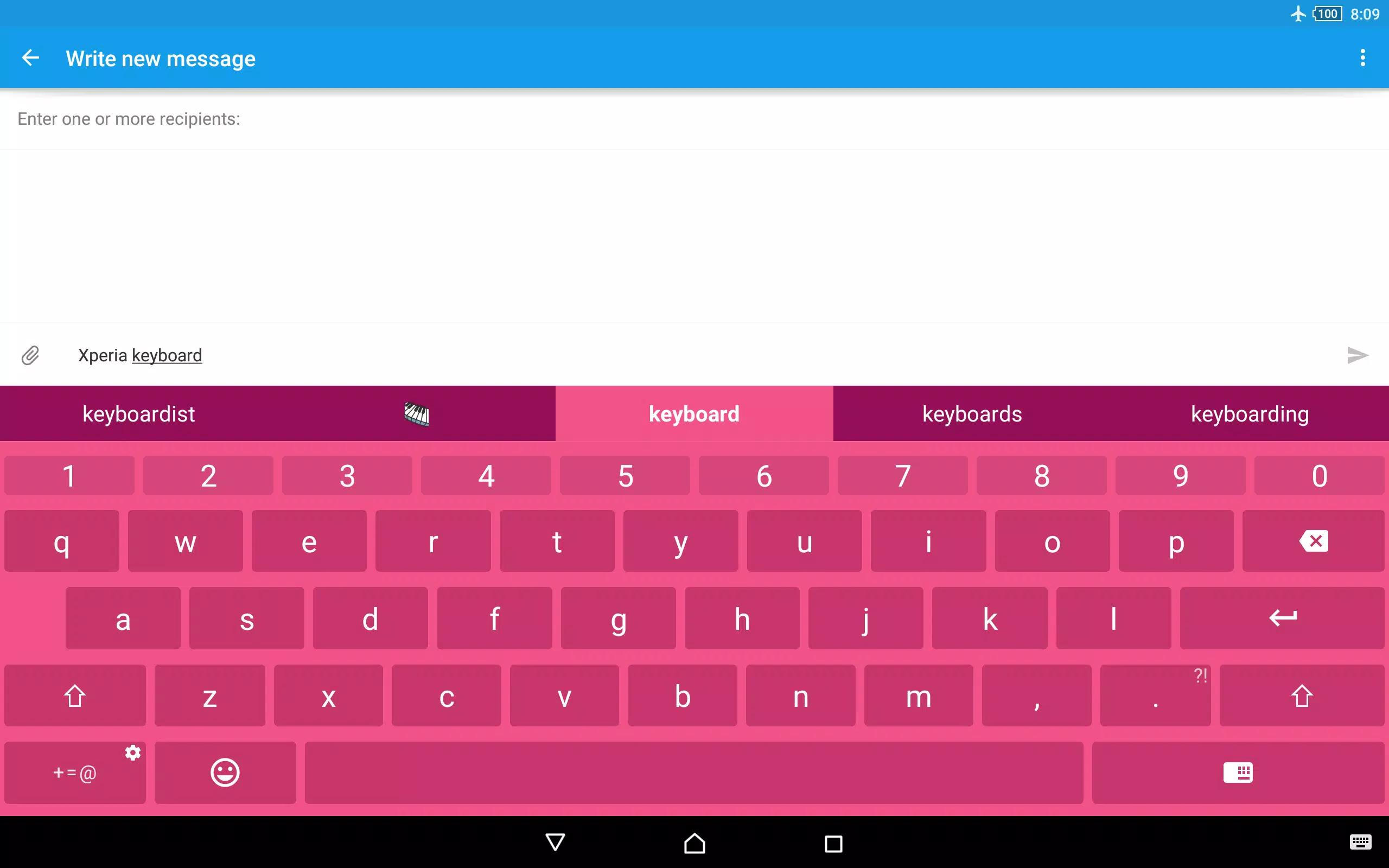 Xperia™ keyboard Screenshots5
