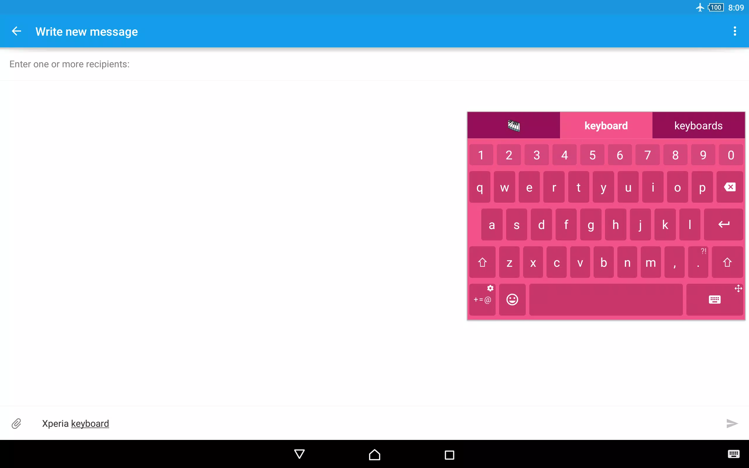 Xperia™ keyboard Screenshots6