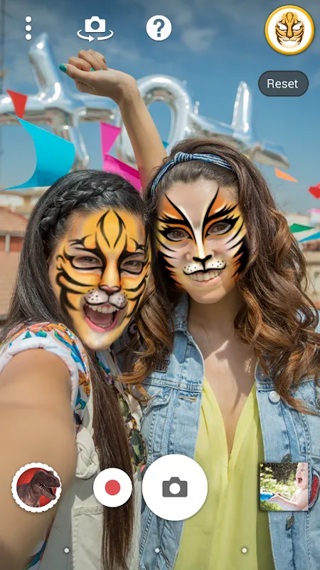 AR effect Screenshots