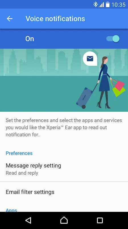 Xperia™ Ear Screenshots