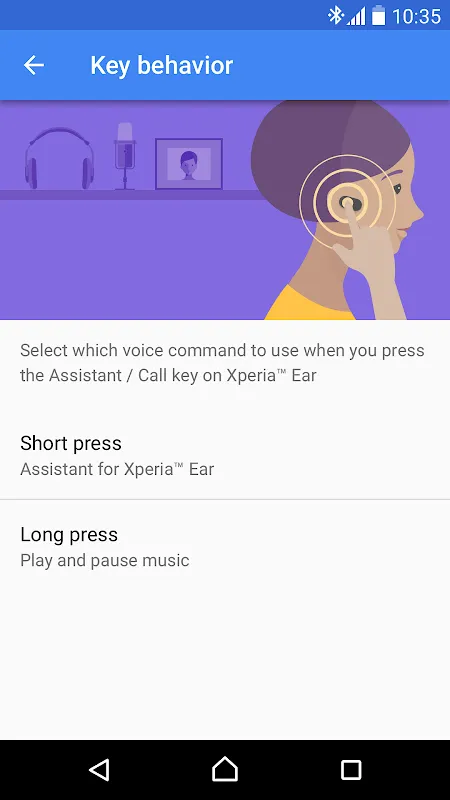 Xperia™ Ear Screenshots