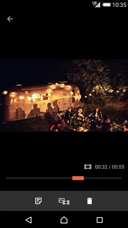 Capturas de tela do Movie Creator