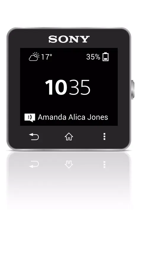 Capturas de tela do SmartWatch 2