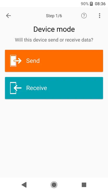 Xperia™ Transfer Mobile Screenshots