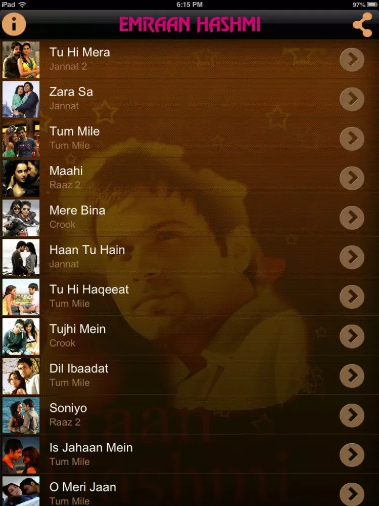 Emraan Hashmi The Hit Machine iPad  Screenshots