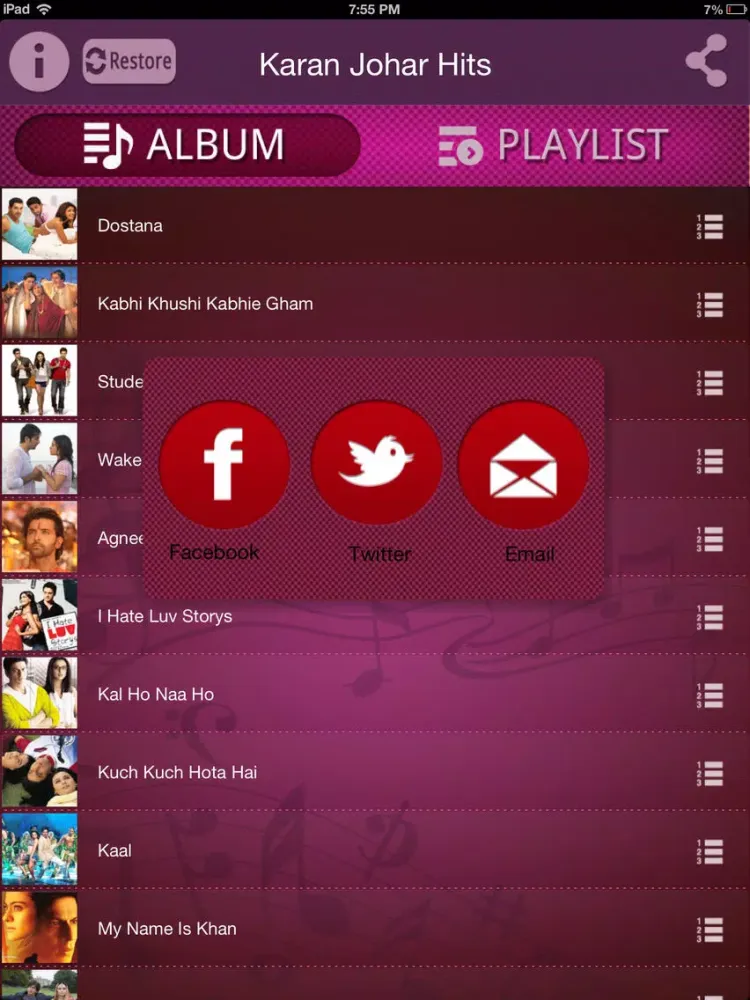 Karan Johar Hits iPad  Screenshots