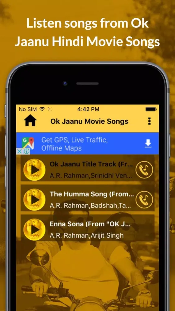 Ok Jaanu Hindi Movie Songs سکرین شاٹس