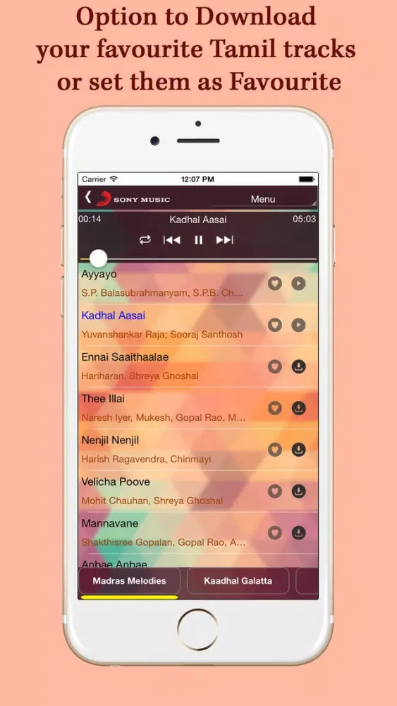 Capturas de pantalla de Tamil Playback Songs