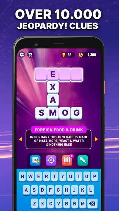 Screenshot di Jeopardy! Words: TV Trivia