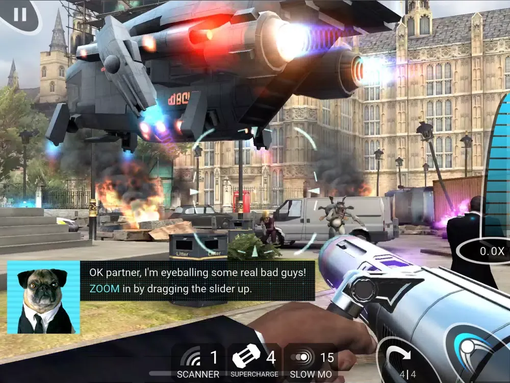 ภาพหน้าจอของ Men in Black: Galaxy Defenders iPad 