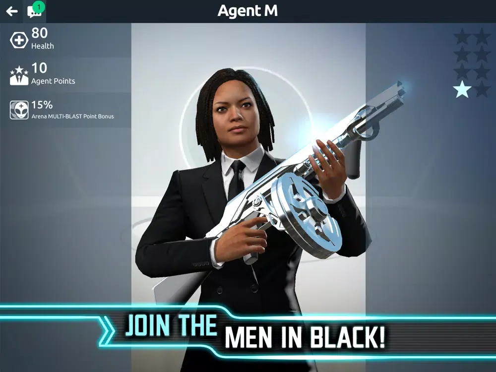 ภาพหน้าจอของ Men in Black: Galaxy Defenders iPad 