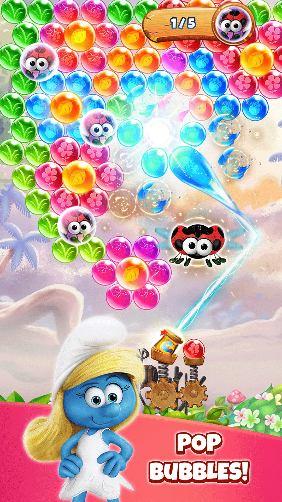Smurfs Bubble Shooter Story Screenshots