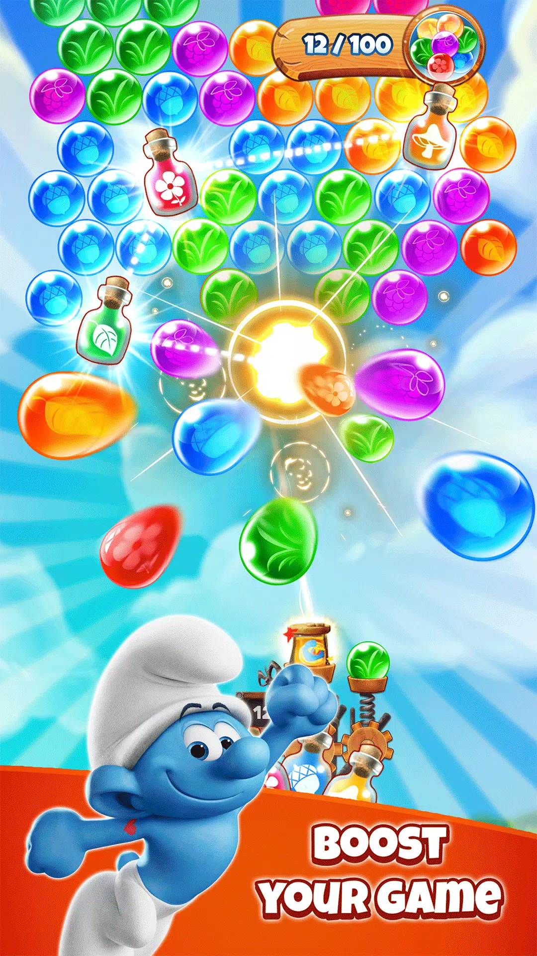 Smurfs Bubble Shooter Story Screenshots