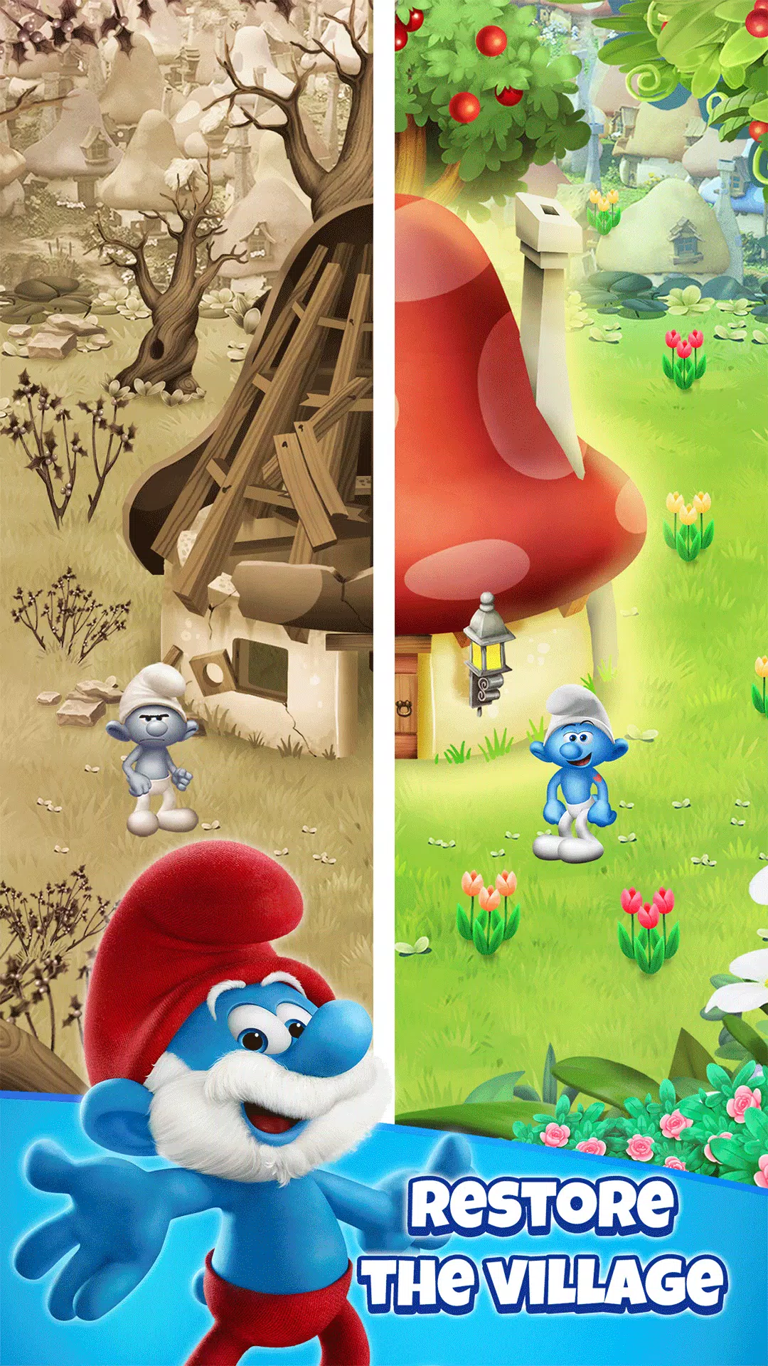 Smurfs Bubble Shooter Story Screenshots