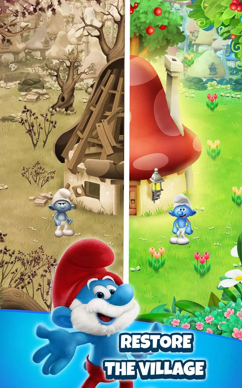 Smurfs Bubble Shooter Story Screenshots