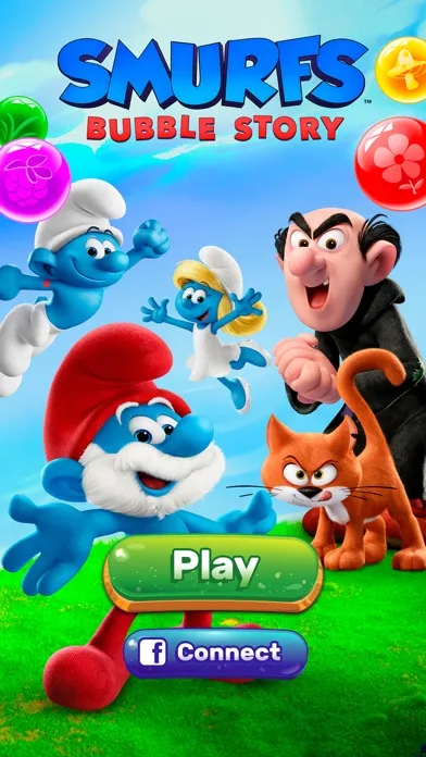 Smurfs Bubble Shooter Game Screenshots