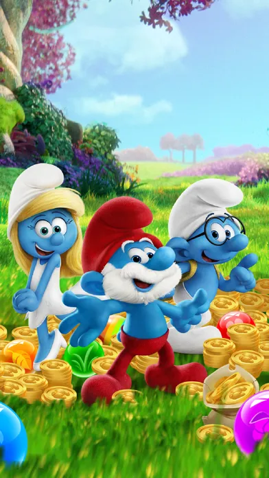 Smurfs Bubble Shooter Game Screenshots