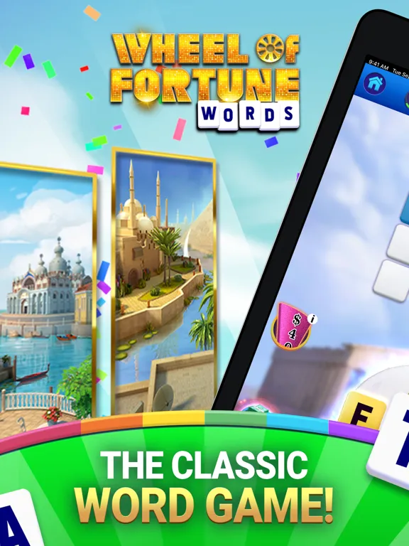 Capturas de pantalla de Wheel of Fortune Words iPad 