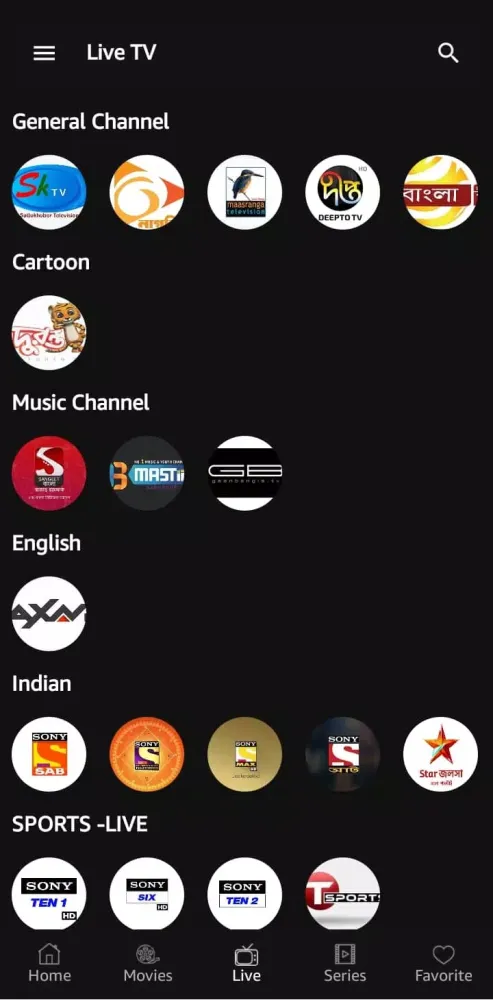 Sonyplex -Tv, Sports and Drama Screenshots
