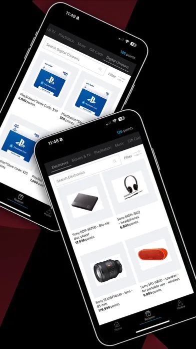 Скриншоты Sony Rewards