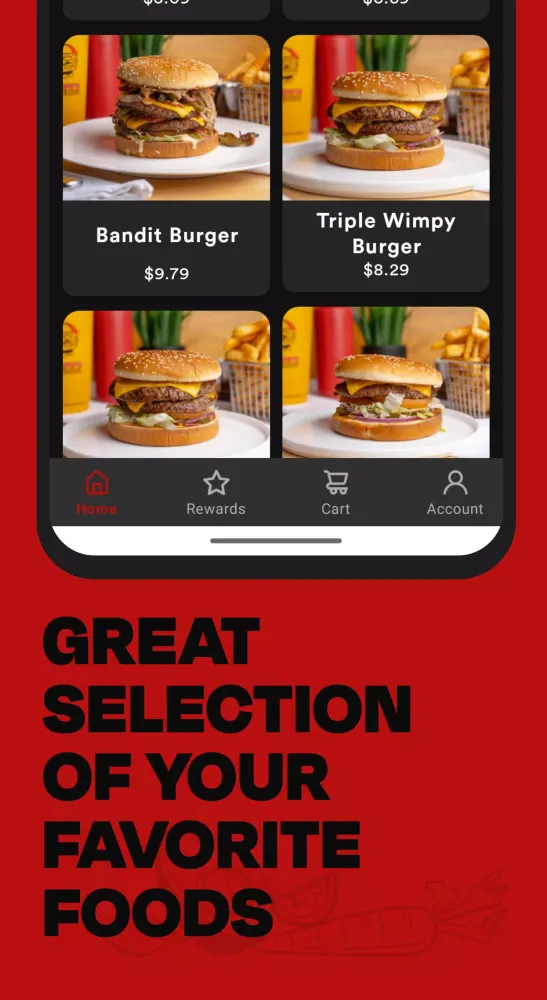 Wimpy's Hamburgers应用截图