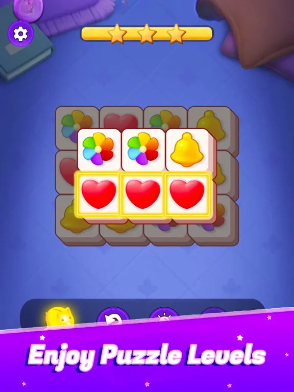 Pair 3 Matches : Tiles Combos iPad  স্ক্রিনশট