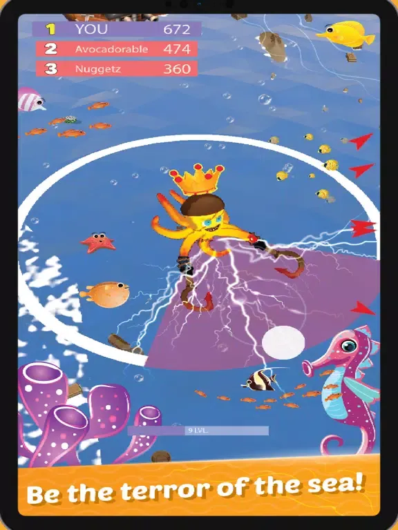 Capturas de pantalla de Sea Jurassic: Survivor io game iPad 