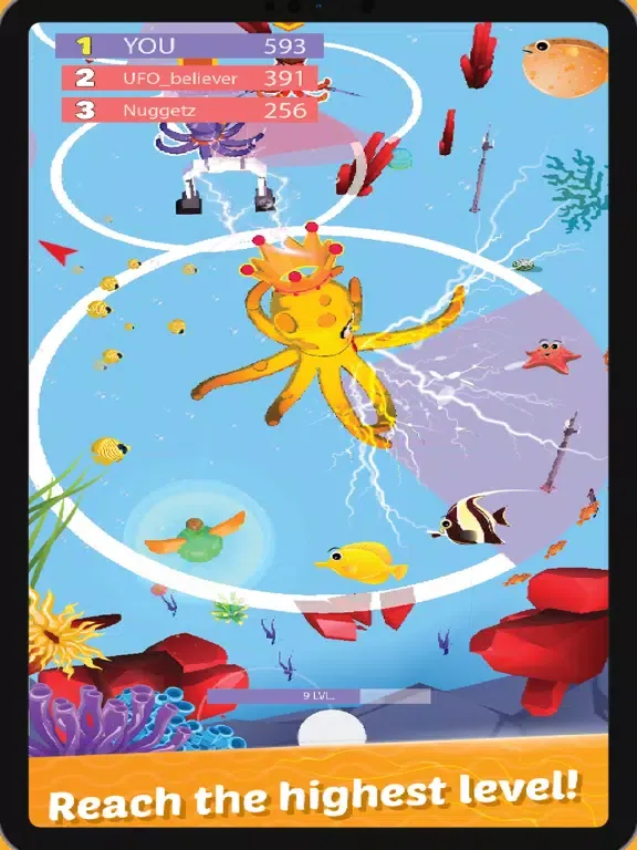 Capturas de pantalla de Sea Jurassic: Survivor io game iPad 