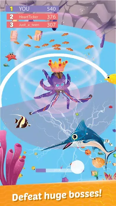 Capturas de pantalla de Sea Jurassic: Survivor io game