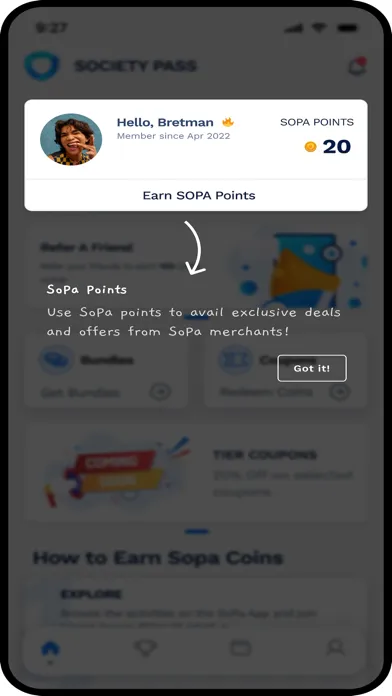 Society Pass App 스크린샷