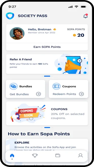 Society Pass App 스크린샷