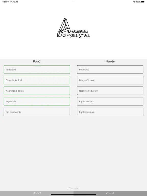 تصاویر Kalkulator Ciesielski. iPad 